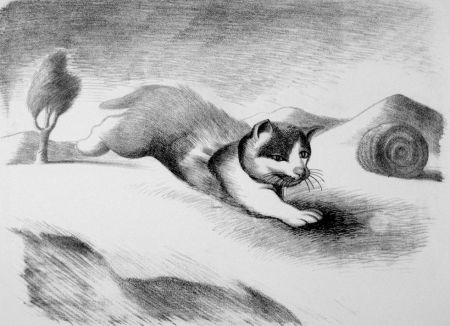 Lithographie Grasselli - Il cucciolo selvatico