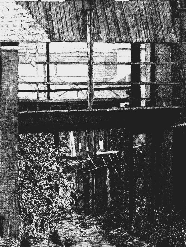 Radierung Cacciarini - Il ponte di legno