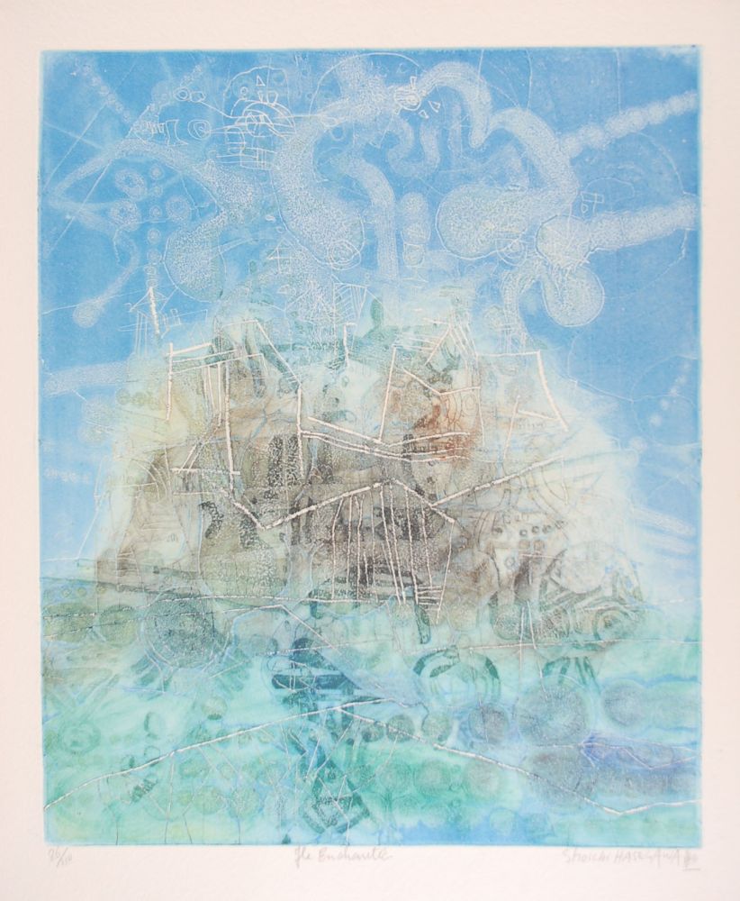 Radierung Hasegawa - Ile enchantée