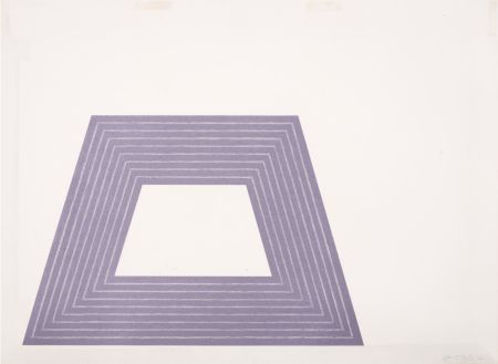 Lithographie Stella - Ileana Sonnabend, from Purple Series