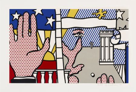 Siebdruck Lichtenstein - Inaugural Print
