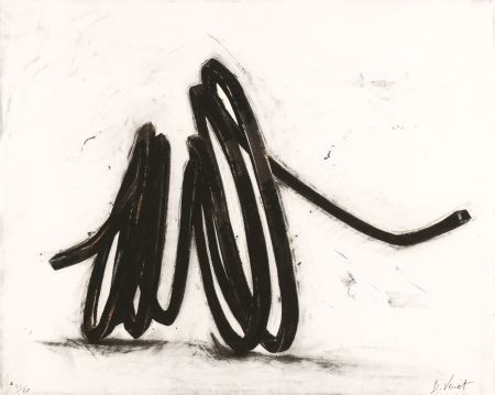 Radierung Venet - Indeterminate Line I
