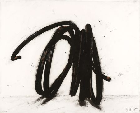 Radierung Venet - Indeterminate Line II