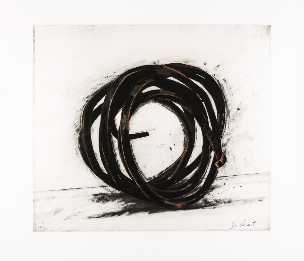 Radierung Venet - Indeterminate Line III