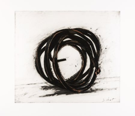 Radierung Venet - Indeterminate Line III