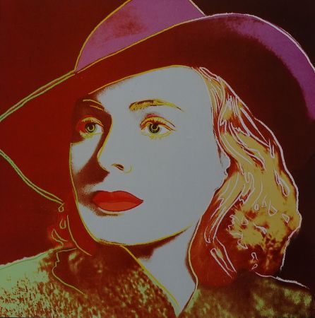 Siebdruck Warhol - Ingrid Bergman Casablanca