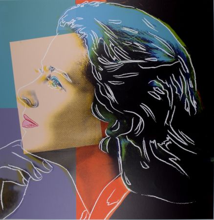 Siebdruck Warhol - Ingrid Bergman : Herself, 1983 - Original first printing!