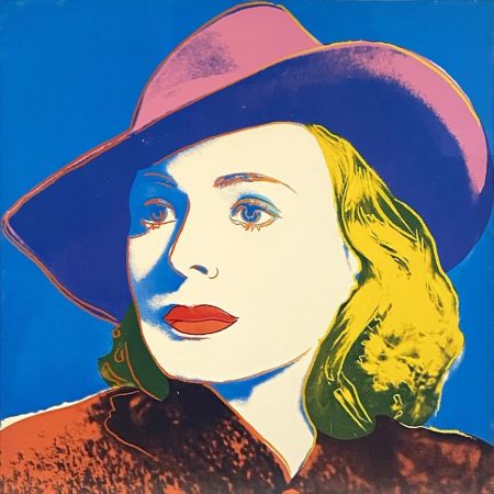 Siebdruck Warhol - Ingrid With Hat, II.315 from Ingrid Bergman