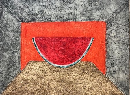 Radierung Tamayo - Interior con sandia