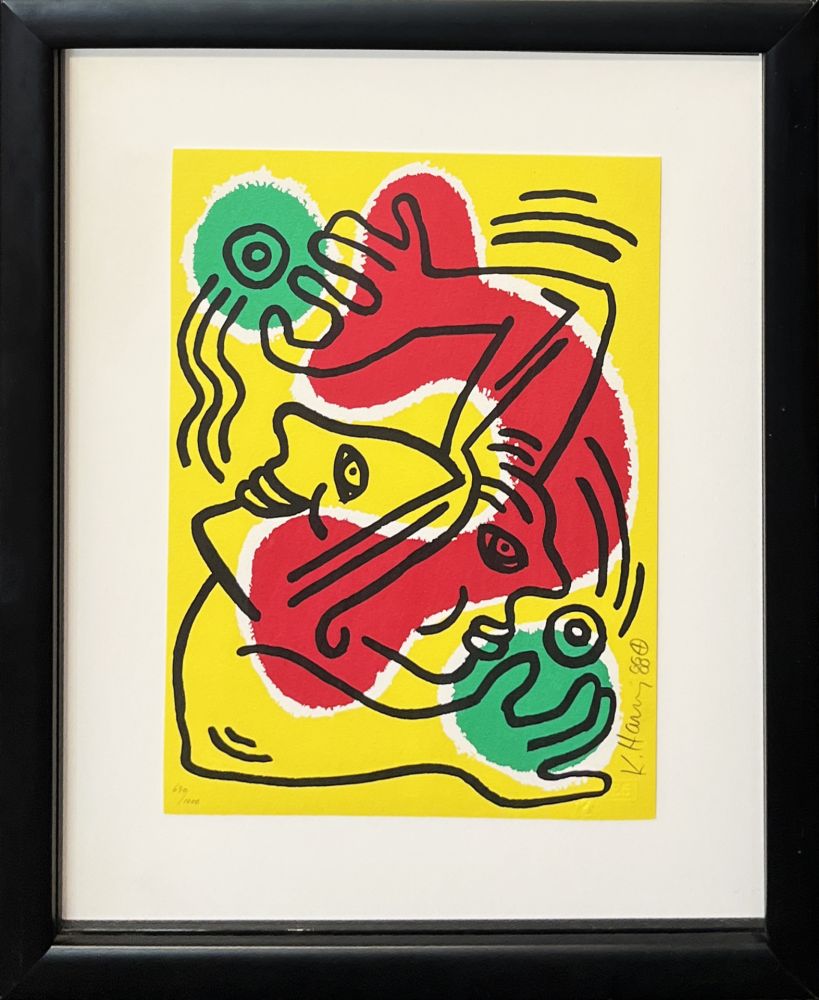 Lithographie Haring - International Volunteer Day