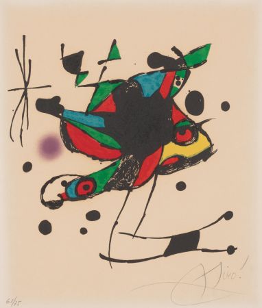 Multiple Miró - Invitation Card for the Opening of the Fundació Miró Barcelona