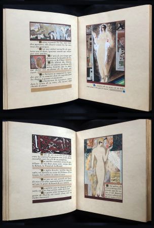 Illustriertes Buch Schmied - J.-C. Mardrus : HISTOIRE CHARMANTE DE L'ADOLESCENTE SUCRE D'AMOUR (1927).