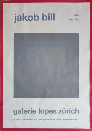 Siebdruck Bill - 