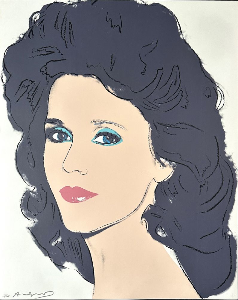 Siebdruck Warhol - Jane Fonda (FS II.268)