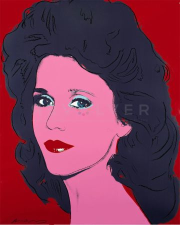 Siebdruck Warhol - Jane Fonda (FS II.268)