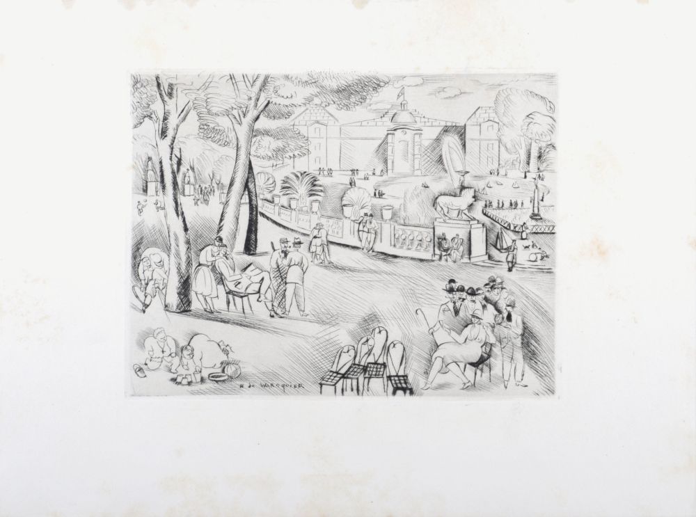 Stich Waroquier - Jardin du Luxembourg