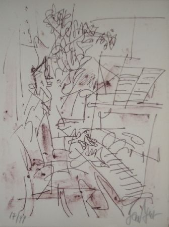 Lithographie Paul  - Jazz