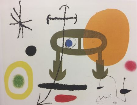 Radierung Und Aquatinta Miró - Je n'ai jamais a ecrire ou les incipit