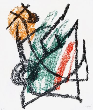 Lithographie Miró - Je Travaille Comme un Jardinier (I Work Like a Gardener), 1963