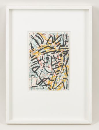 Lithographie Riopelle - Jean-Paul Riopelle - Unearth - Color lithograph on paper - 1980