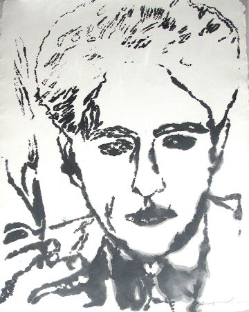 Siebdruck Warhol - Jean Cocteau