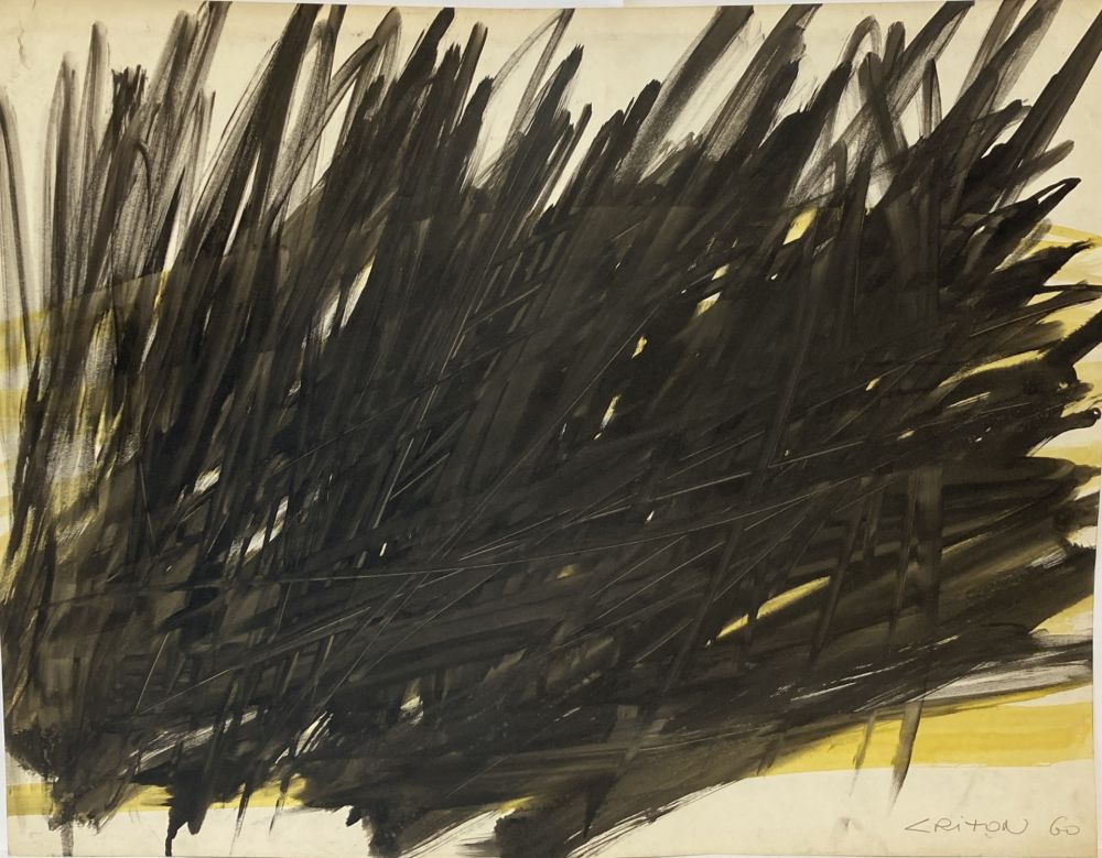 Keine Technische Criton - Jean Criton (1930-2022). Encre sur papier, 1960