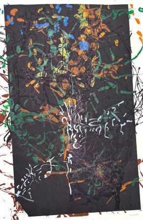 Lithographie Riopelle - Jean Paul Riopelle(1923–2002) - Affiche avant la lettre - Color lithograph on Arches paper - 1968