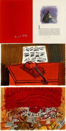 Illustriertes Buch Dufy - Jean Witold : CONCERT DES ANGES - 9 lithographies en couleurs (1963).