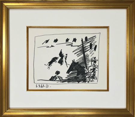 Lithographie Picasso - Jeu de la Cape