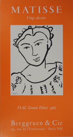 Illustriertes Buch Matisse - Jeune femme à la blouse fleurie