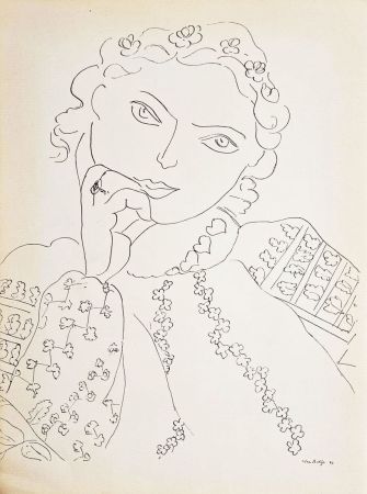 Heliogravüre Matisse - Jeune fille