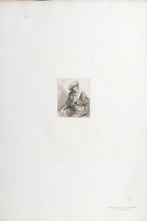 Heliogravüre Rembrandt - Jeune Homme à la Gibecière