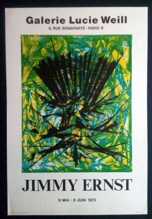 Plakat Ernst - Jimmy Ernst Galerie Lucie Weill
