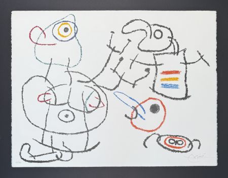 Lithographie Miró - Joan Mirò (1893-1983) - Ubu aux Baléares - Color lithograph - 1971