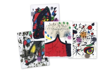 Illustriertes Buch Miró - Joan Miró Litografo I-II-III-IV-V-VI - Catalogue raisonne of the lithograhs