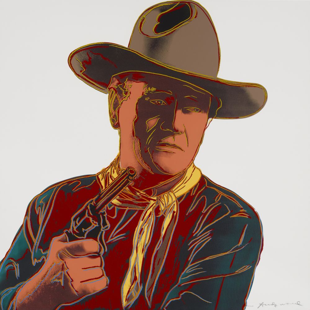 Siebdruck Warhol - John Wayne