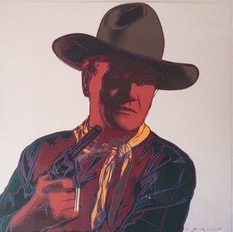 Siebdruck Warhol -  John Wayne 377 by Andy Warhol 