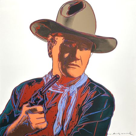 Siebdruck Warhol - John Wayne [Unique] (FS II.377)