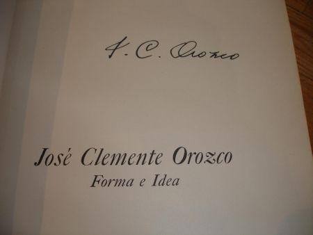 Illustriertes Buch Orozco - Jose Clemente Orozco. Forma e Idea.