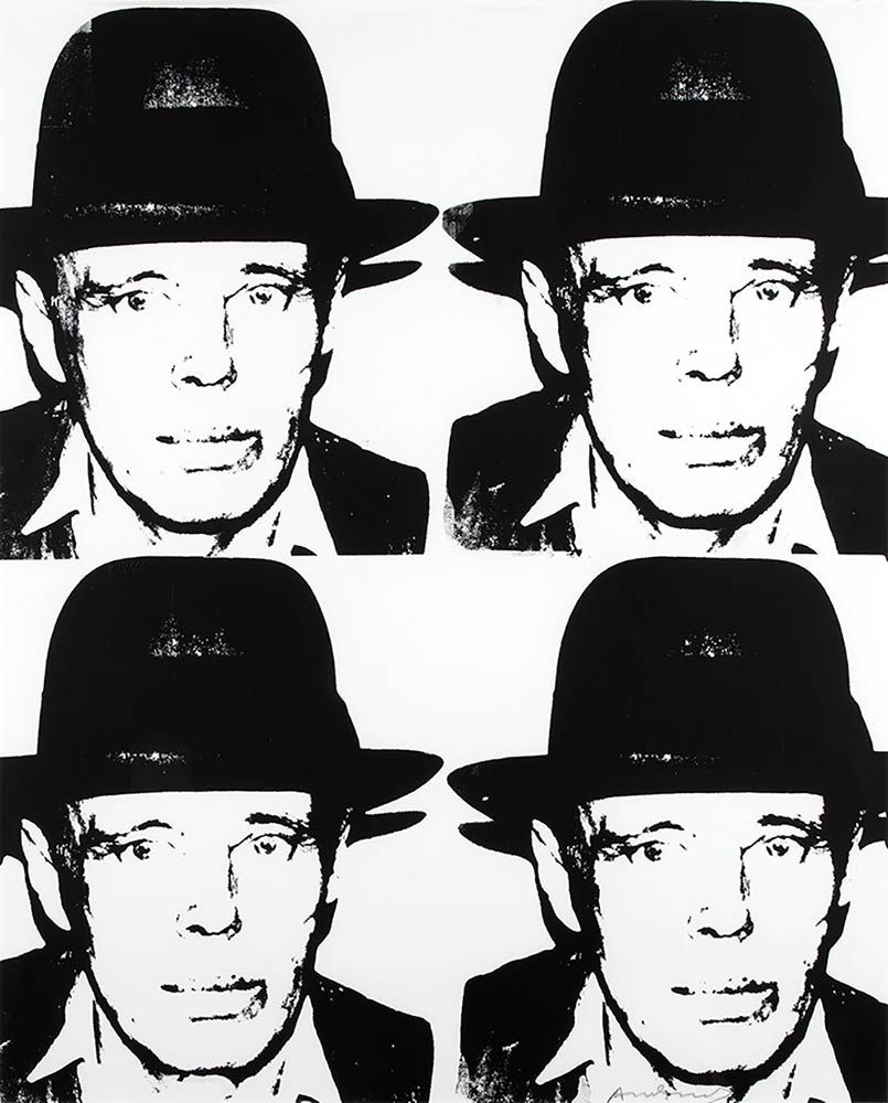Siebdruck Warhol - Joseph Beuys