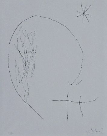 Kaltnadelradierung Miró - Journal d'un graveur 2