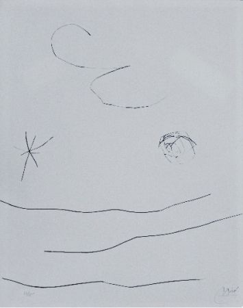 Kaltnadelradierung Miró - Journal d'un graveur 4