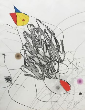 Radierung Und Aquatinta Miró - Journal d'un graveur III 