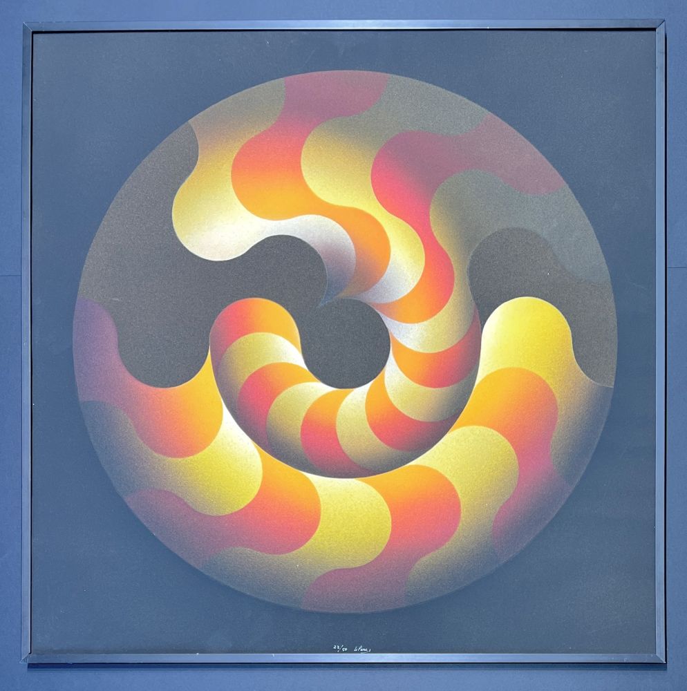 Keine Technische Le Parc - Julio Le Parc (1928) - Pochoir on paper - 1992