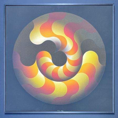 Keine Technische Le Parc - Julio Le Parc (1928) - Pochoir on paper - 1992