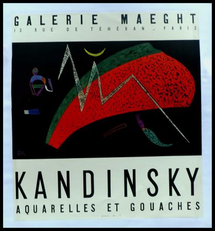 Plakat Kandinsky - KANDINSKY GALERIE MAEGHT AQUARELLES ET GOUACHES