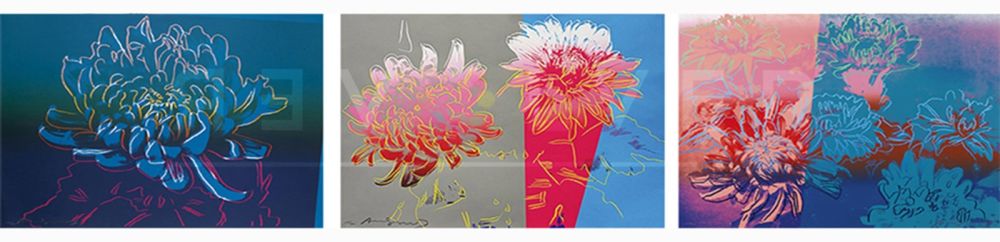 Siebdruck Warhol - Kiku CompletePortfolio (FS II.307-309)