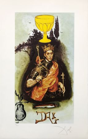 Lithographie Dali - KING OF CUPS
