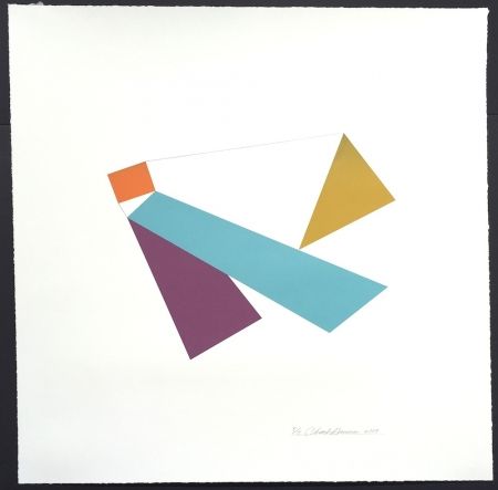 Siebdruck Hinman - Kite, from Kites Suite