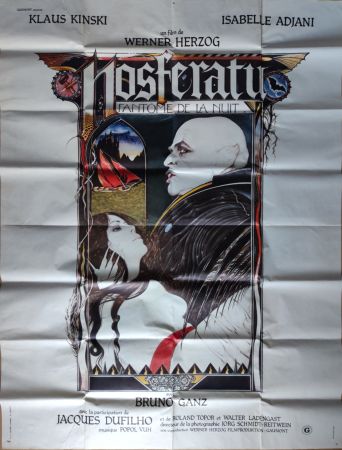 Plakat Anonyme - Klaus Kinski. Werner Herzog Nosferatu. 